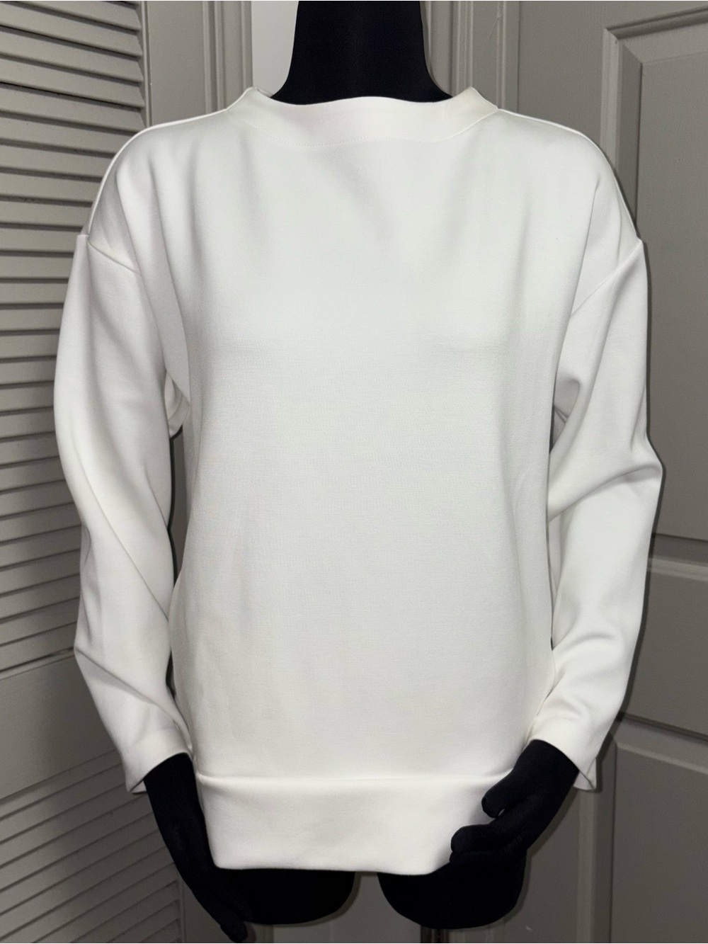 Talbots Men's Crewneck Sweatshirt in White